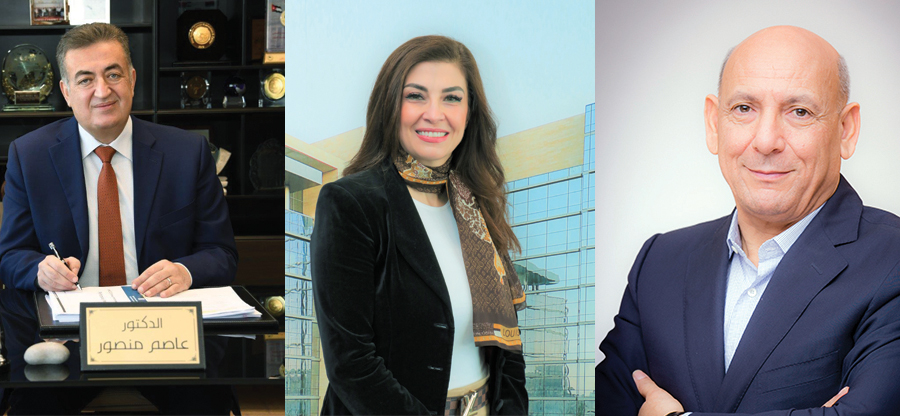 Dr. Asem Mansour, Dr. Amal Al Omari and Dr. Omar El Agnaf 