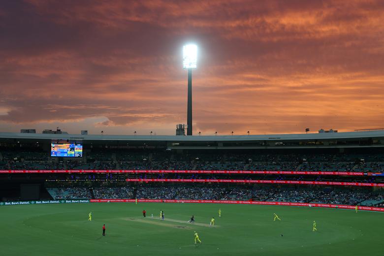 FILE PHOTO: Cricket - Second One Day International - Australia v India - Sydney Cricket Ground, Sydney, Australia - November 29, 2020 General view during the match REUTERS/Loren Elliott

