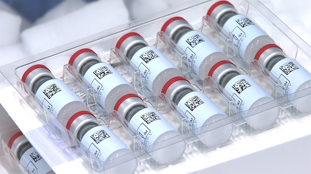 Vials of Johnson & Johnson's Janssen coronavirus disease (COVID-19) vaccine candidate are seen in an undated photograph. Johnson & Johnson/Handout via REUTERS