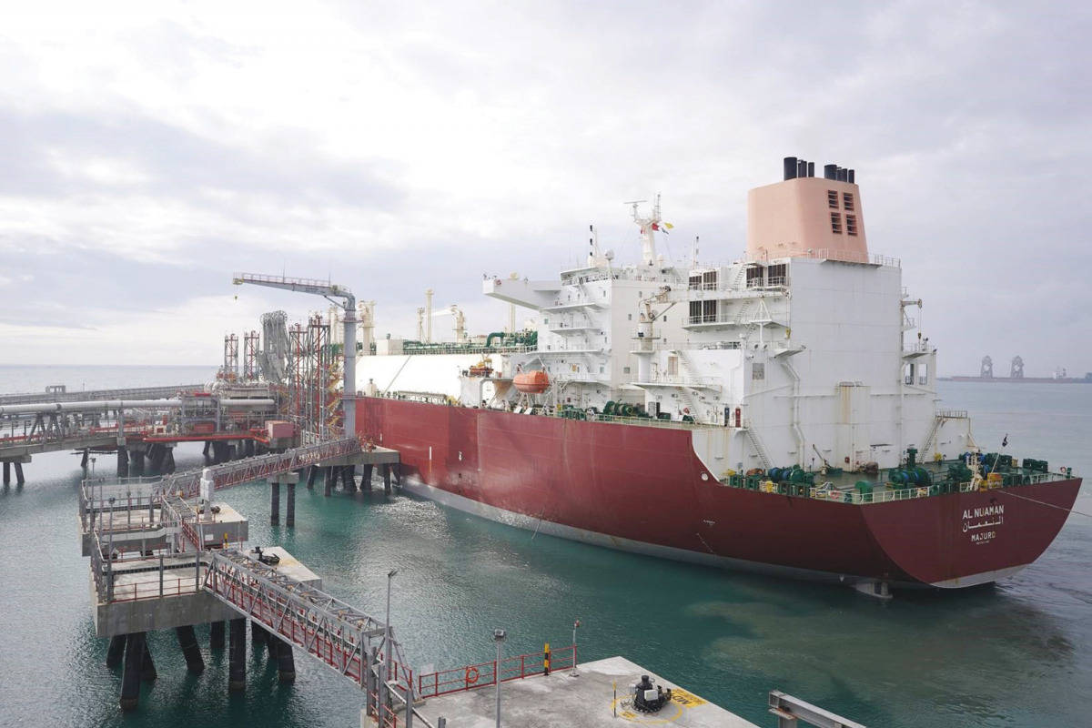 Al Nuaman at Ennore Terminal at Kamarajar Port in India.