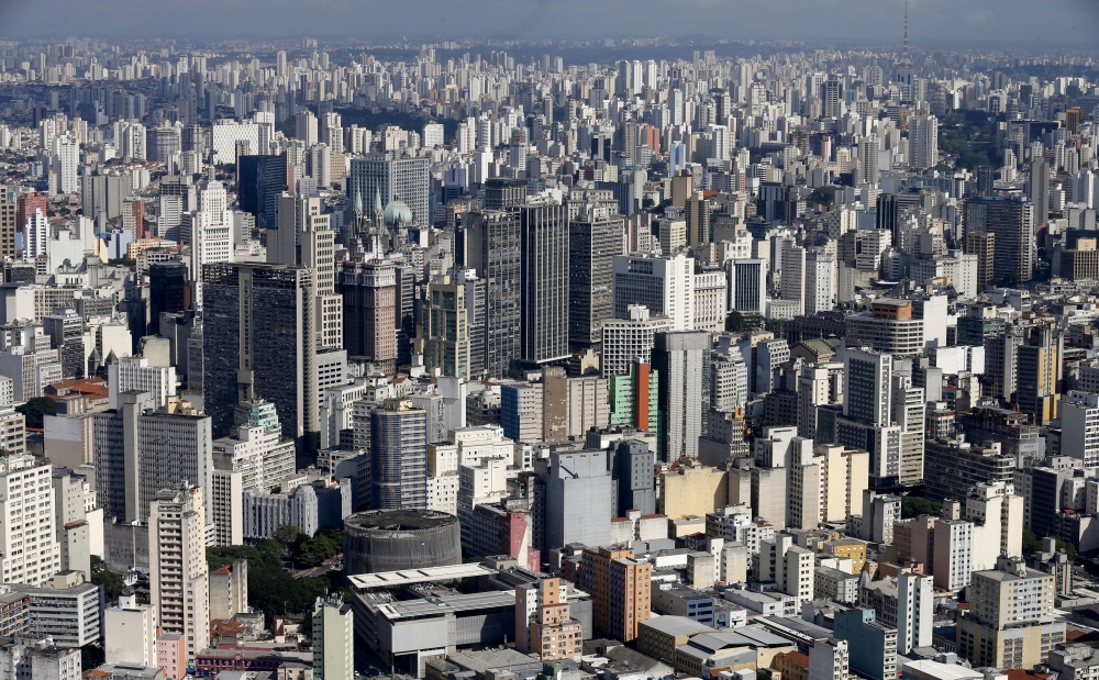 A general view of the skyline of Sao Paulo April 2, 2015. REUTERS/Paulo Whitaker/File Photo