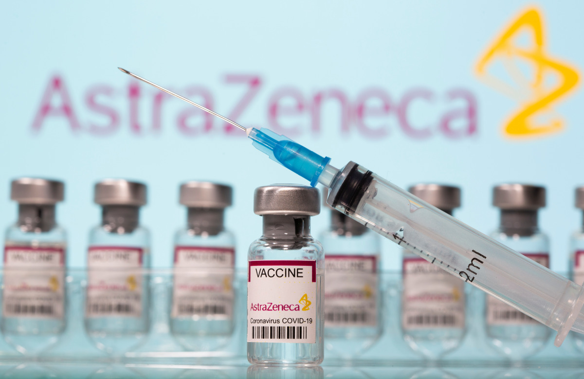 Vials labelled 