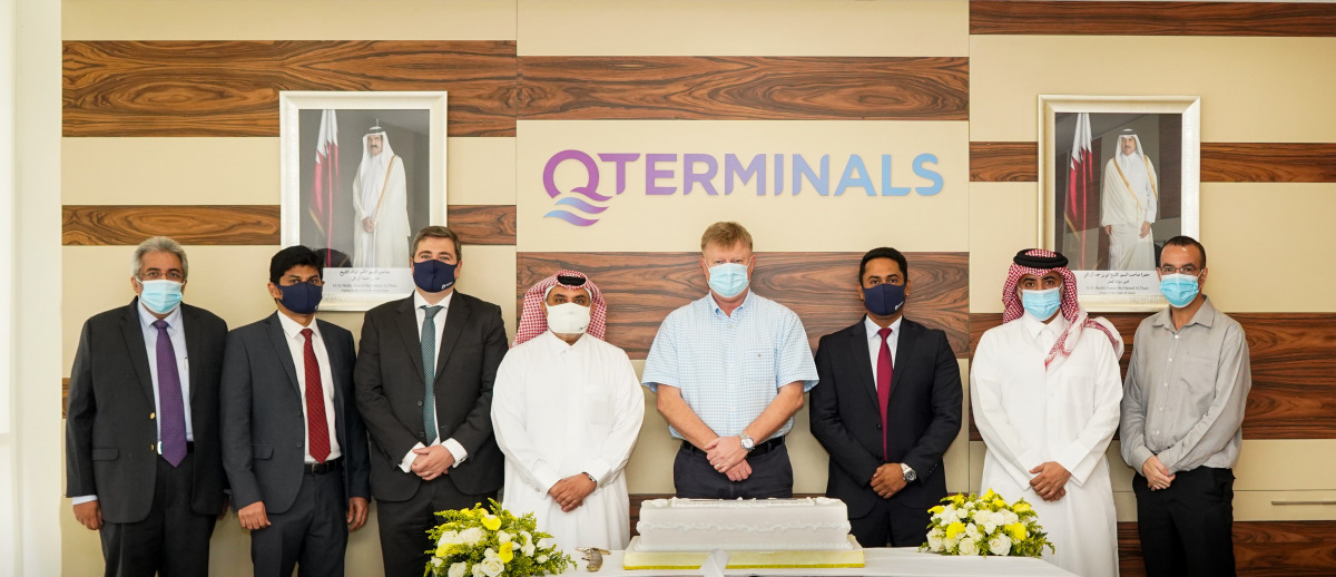 Members of Executive Management of QTerminals and Mannai Corporation.