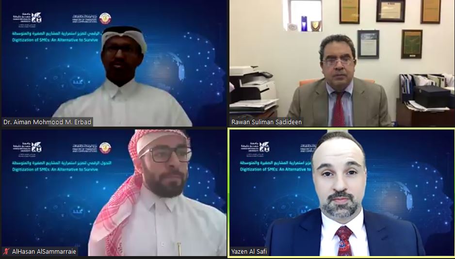 Experts during the online event ' Digitization of SMEs: An Alternative To Survive'.