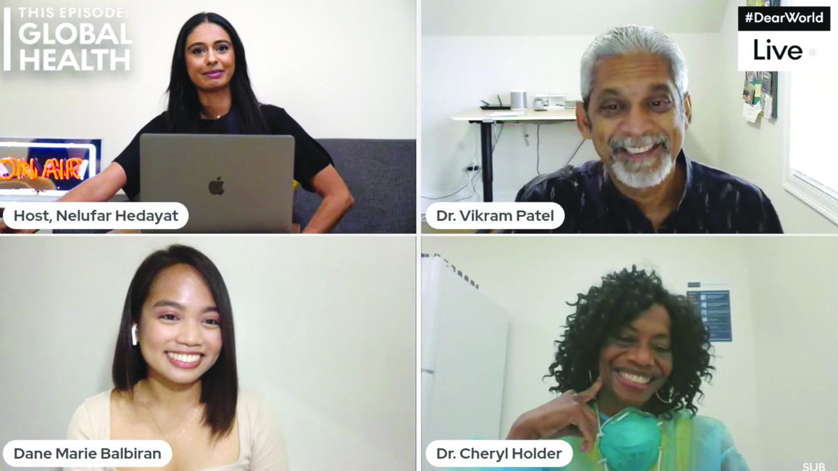 Debators presenting their views during the session.