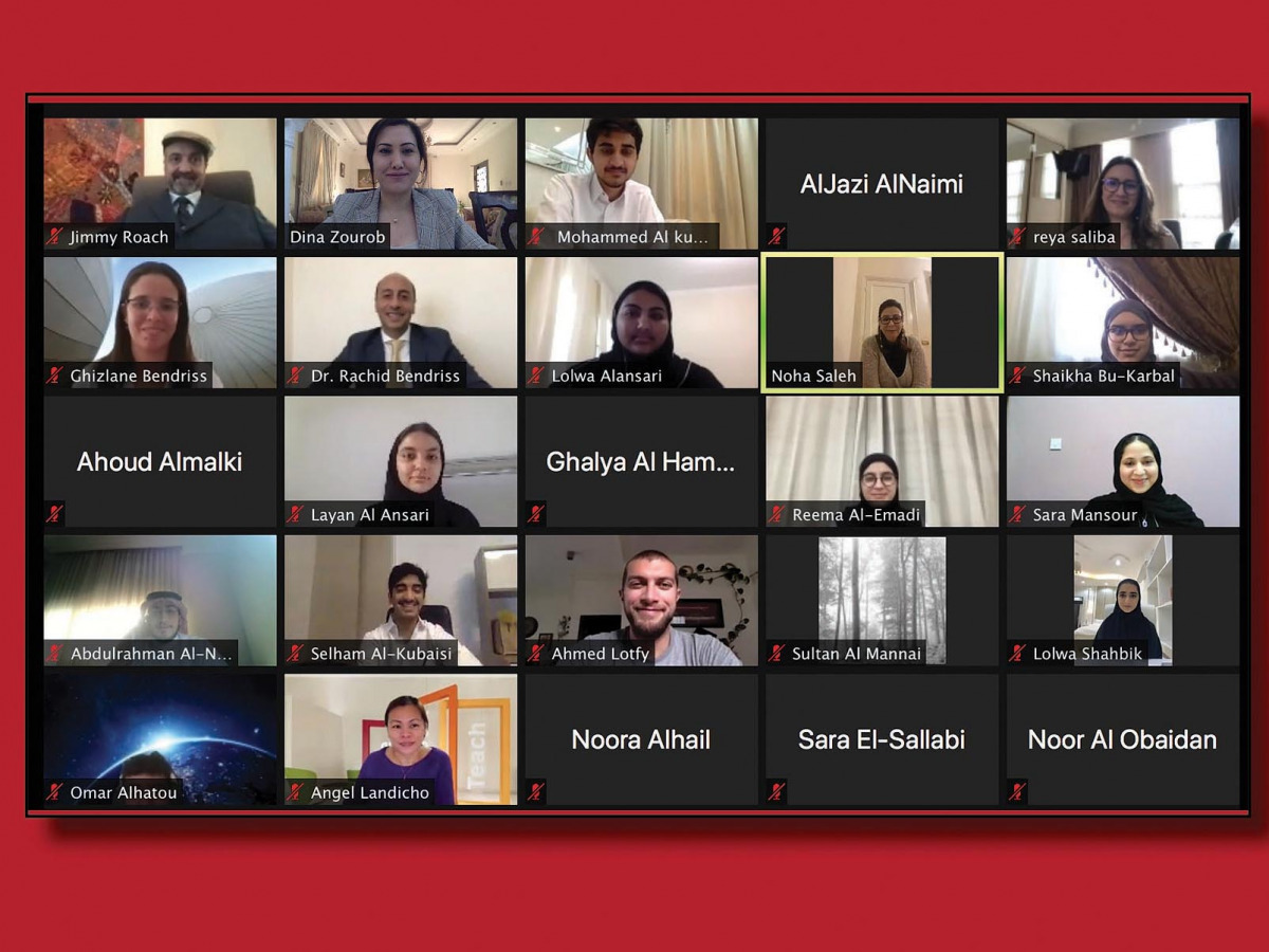 High school students who participated in WCM-Q’s Qatar Aspiring Doctors Program received certificates of completion at a closing ceremony held online.