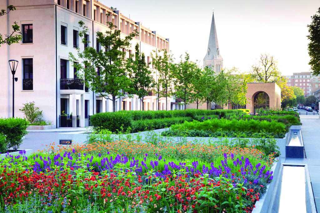 A view of Qatari Diar’s 'Chelsea Barracks' project in London.