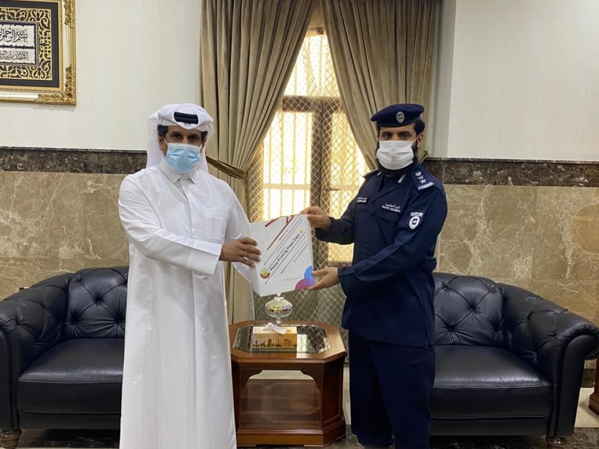 The girl's father attended the function on his daughters behalf.