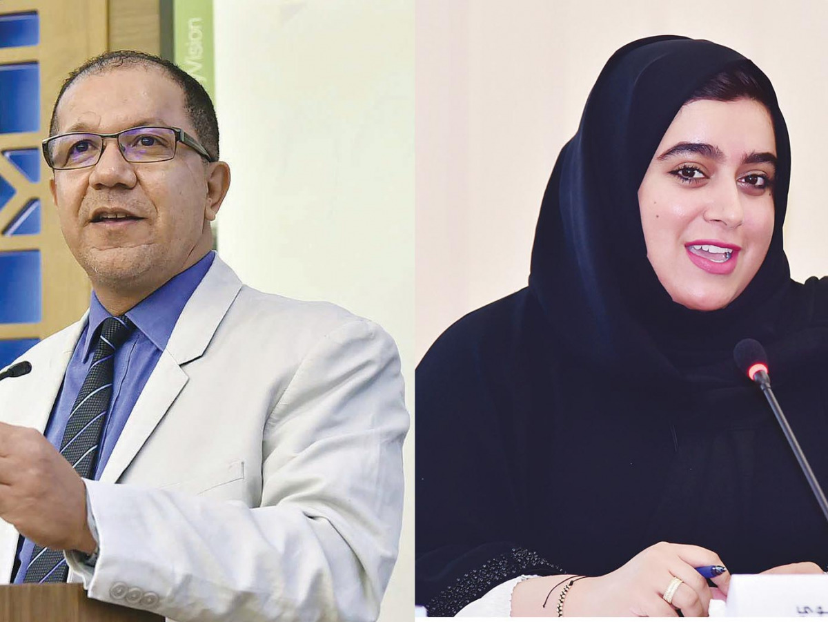 Dr. Kamal Hamidou (left) and Kholeh Mortazawi