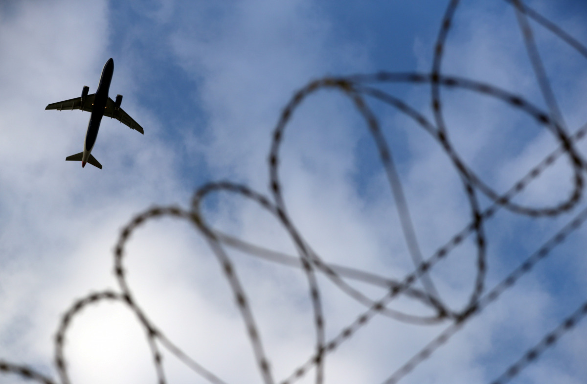 FILE PHOTO: A British Airways aircraft takes off from Heathrow Airport in west London, Britain, February 23, 2018. REUTERS/Hannah McKay/File Photo

