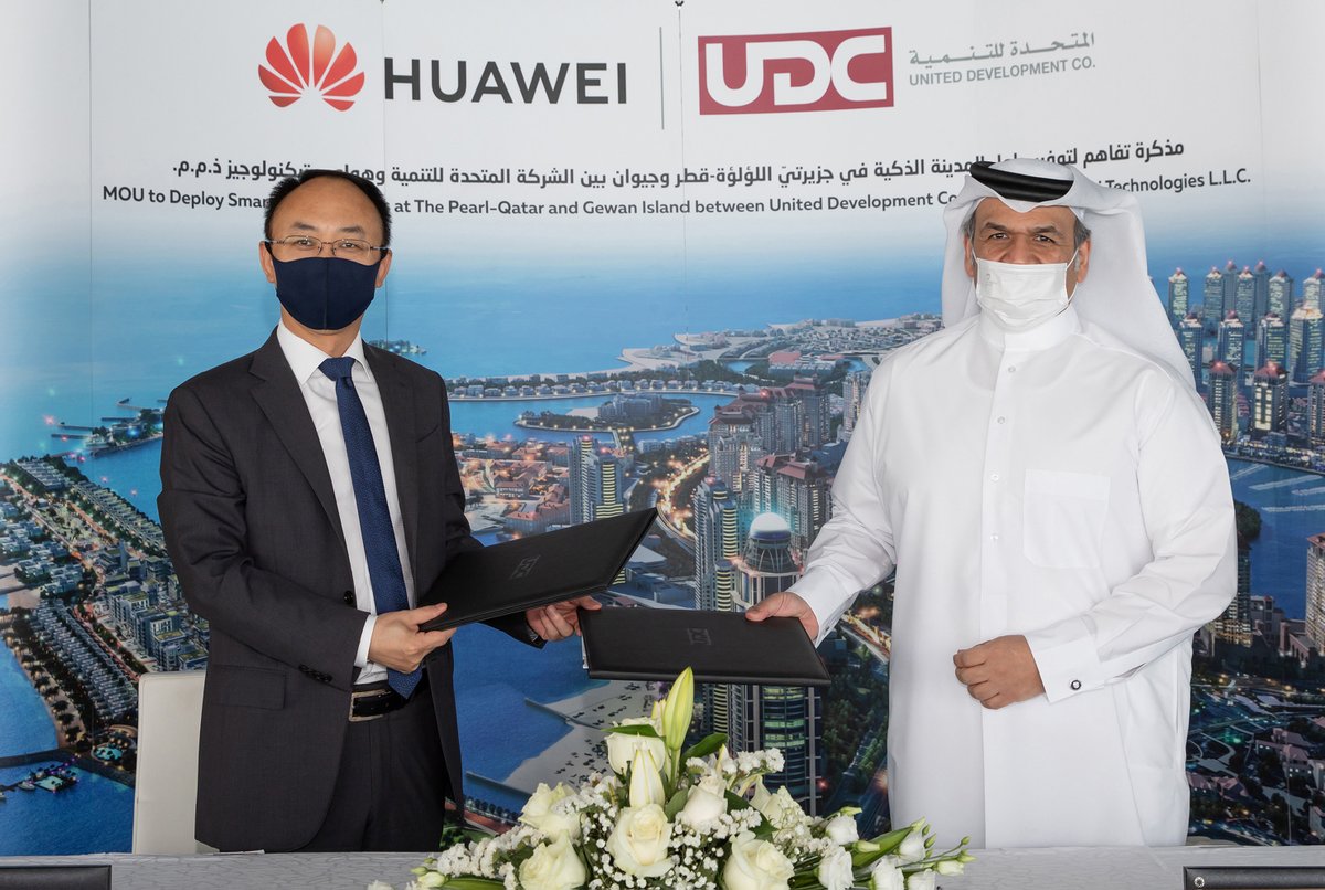 UDC, Huawei sign MoU to deploy smart city solutions | The Peninsula Qatar