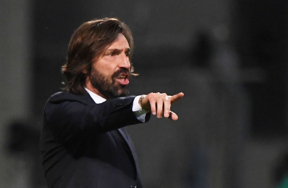May 12, 2021 Juventus coach Andrea Pirlo REUTERS/Alberto Lingria/File Photo