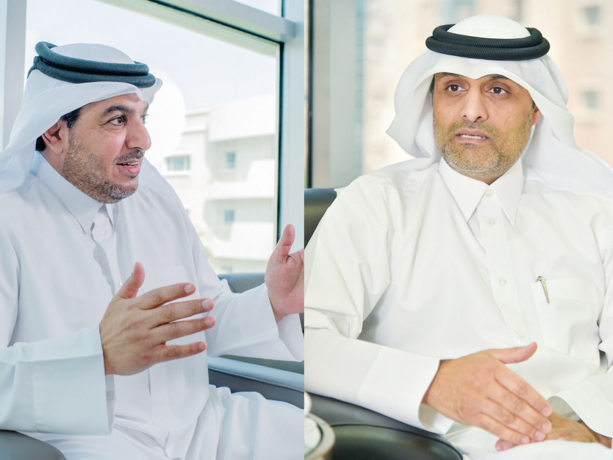 Ali Abdullah Al Khater, CEO of Corporate Communications at HMC (left) and Nasser Al Naimi, Deputy Chief Quality Officer & Co-Director Hamad Healthcare Quality Institute, Hamad Medical Corporation