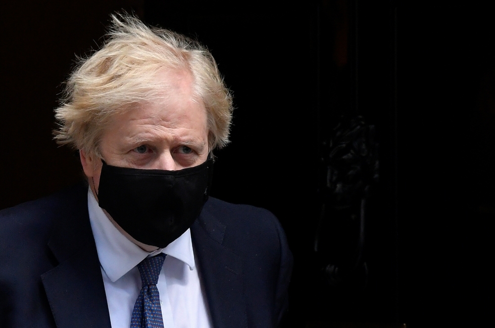 Britain's Prime Minister Boris Johnson leaves Downing Street in London, Britain, May 19, 2021. REUTERS/Toby Melville