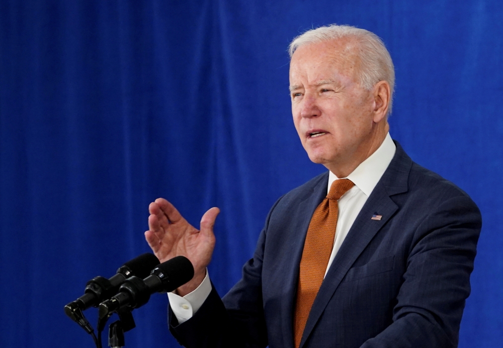 File photo: US President Joe Biden delivers remarks on the May jobs report after U.S. employers boosted hiring amid the easing coronavirus disease (COVID-19) pandemic, at the Rehoboth Beach Convention Center in Rehoboth Beach, Delaware, U.S., June 4, 2021