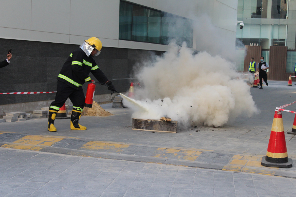File photo of a fire drill used for representation 
