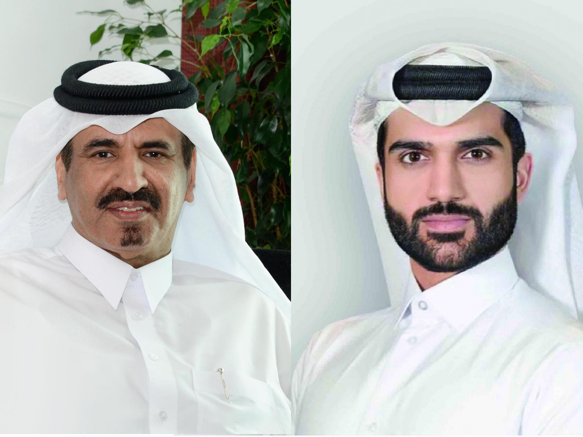 Mohamed bin Twar Al Kuwari (left) and Hassan Al Mulla