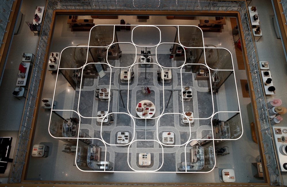 A view inside the revamped Samaritaine department store ahead of its reopening in Paris, France, June 21, 2021. REUTERS/Gonzalo Fuentes
