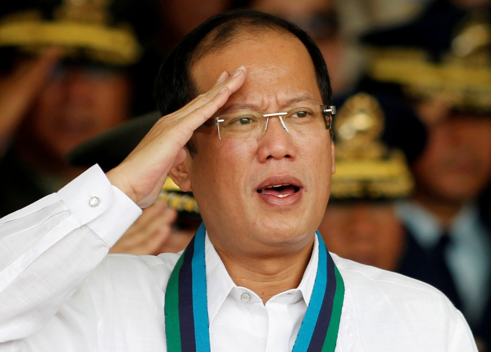 FILE PHOTO - Philippine President Benigno 