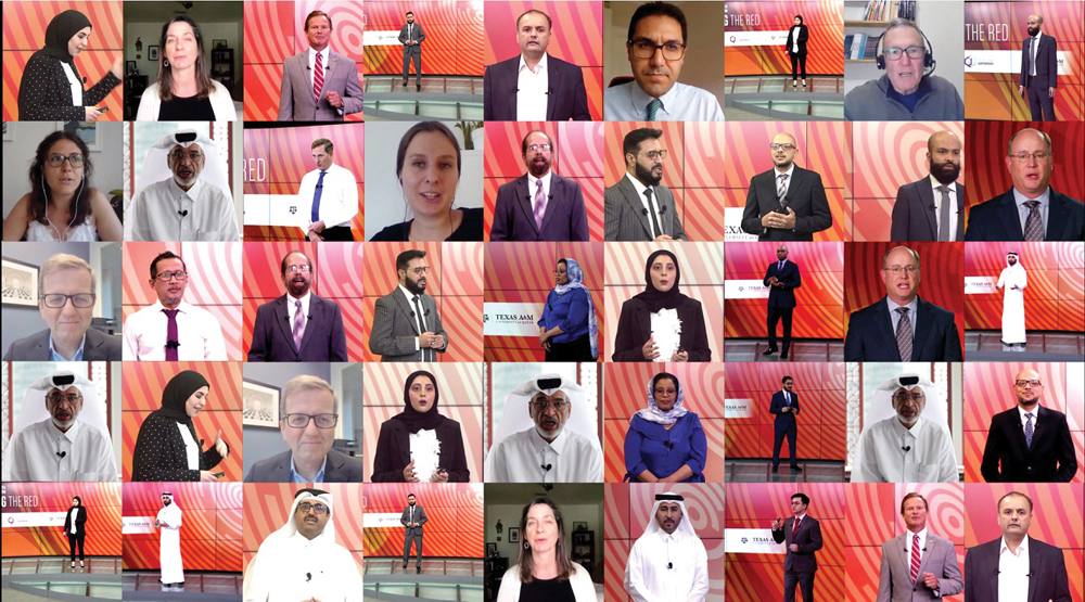 Participants at the virtual Qatar Process Safety Symposium.