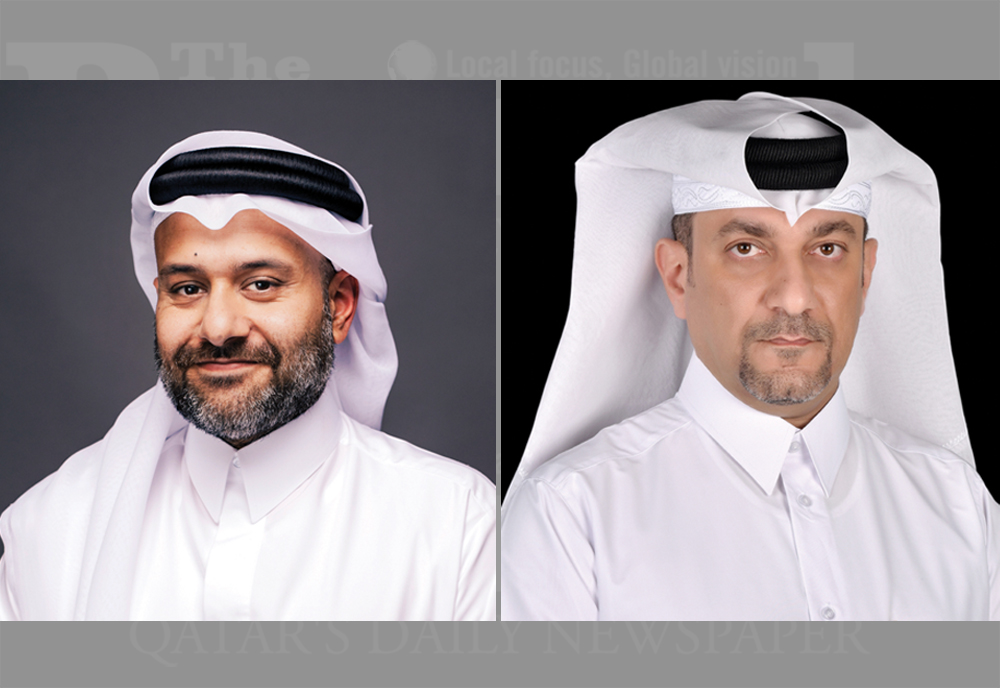 From left: QFC Chief Executive Officer, Yousuf Mohamed Al Jaida and Qatar Museums Chief Executive Officer, Ahmad M Al Namla