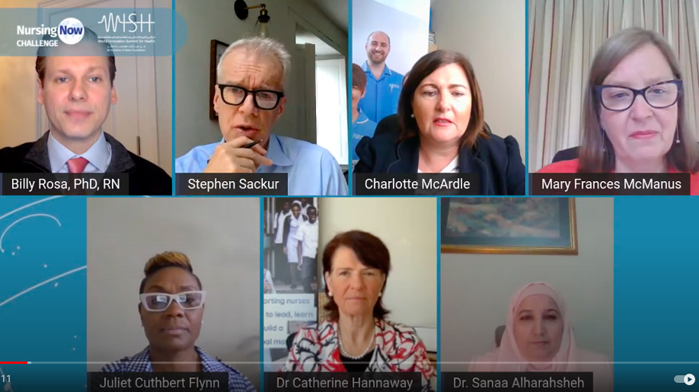 Experts during a session on health equity. 