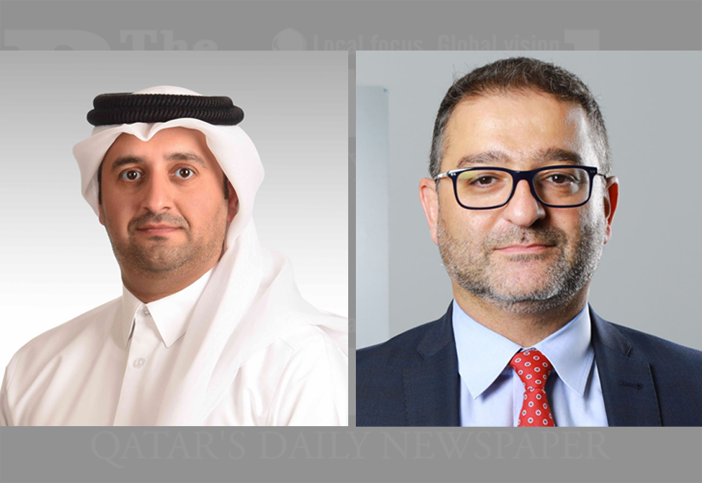 Khaled Al Siddiqi (left) and Mazen Raad