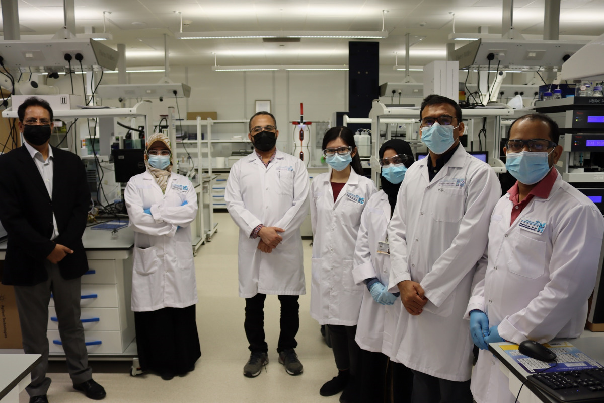 QEERI staff in one of their laboratories.