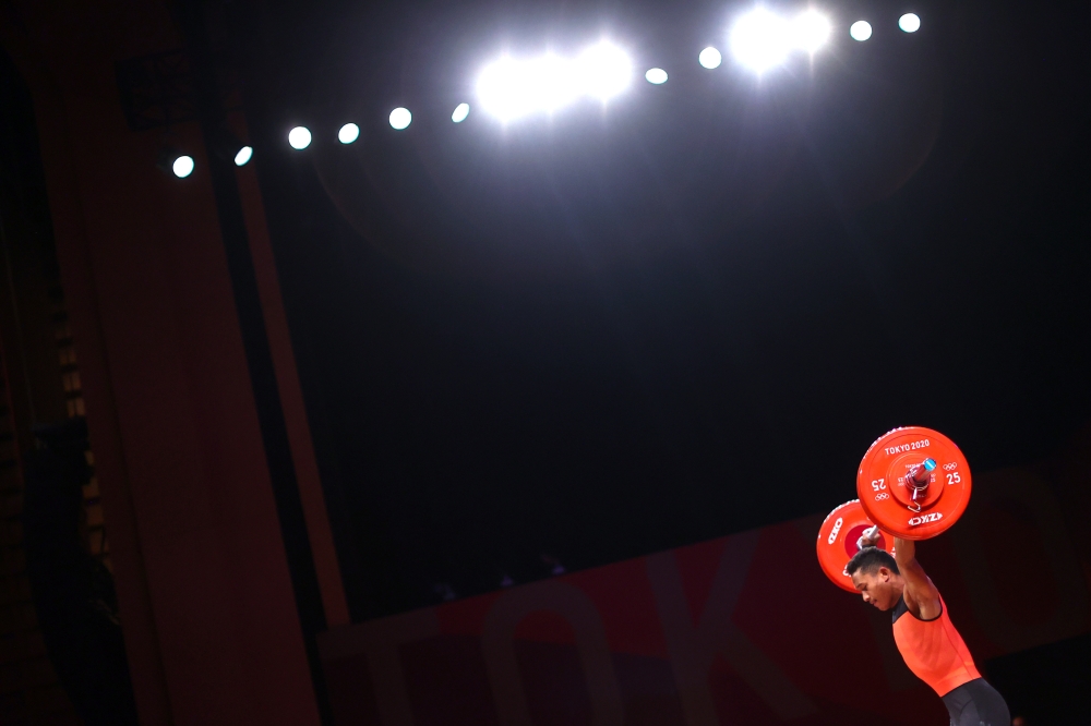 Tojonirina Alain Andriantsitohaina of Madagascar in action. REUTERS/Edgard Garrido