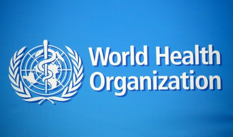 A logo is pictured at the World Health Organization (WHO) building in Geneva, Switzerland, February 2, 2020. REUTERS/Denis Balibouse/File Photo
