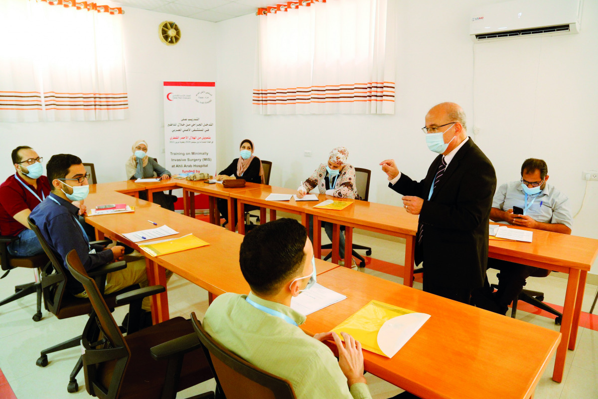 The objectives of the project are to back the health sector of Gaza; ensure the availability of high-quality medical and surgical services, and build the capacity of staff at health facilities of the blockade. 