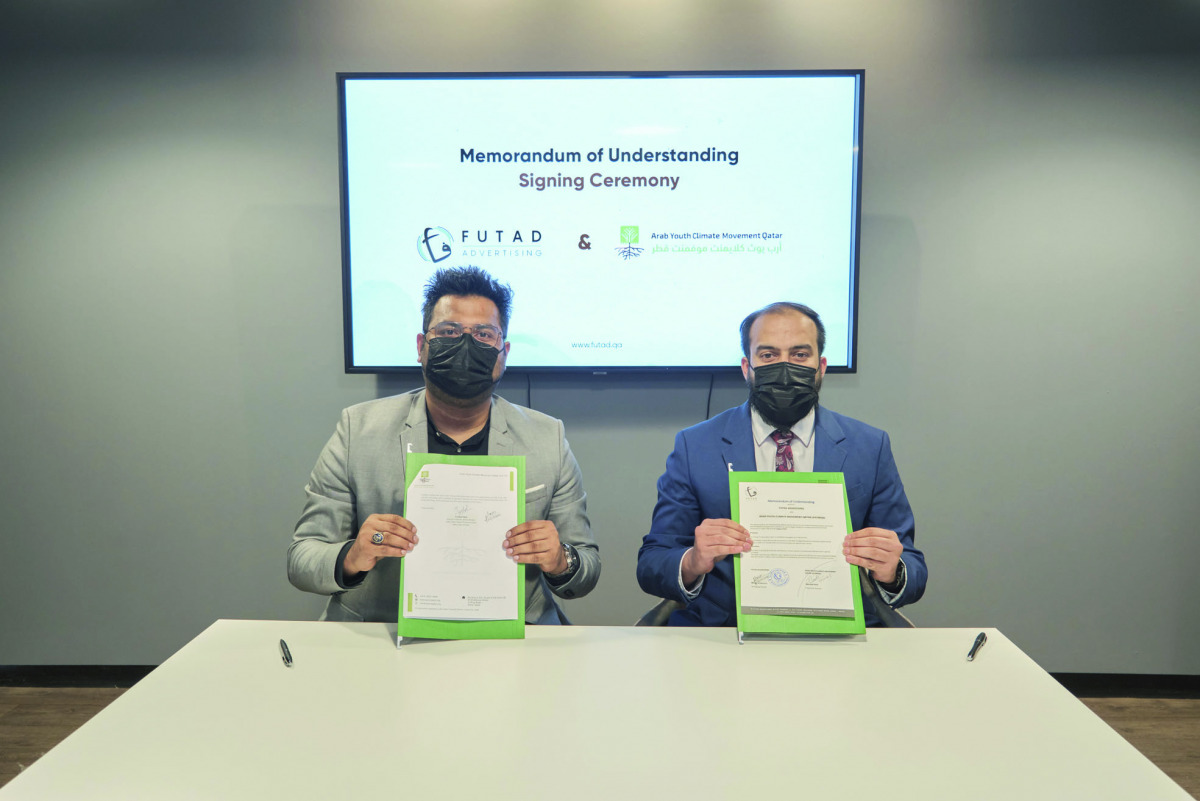 The Arab Youth Climate Movement Qatar and Futad Advertising have joined hands to use social media campaigns for a more sustainable future.