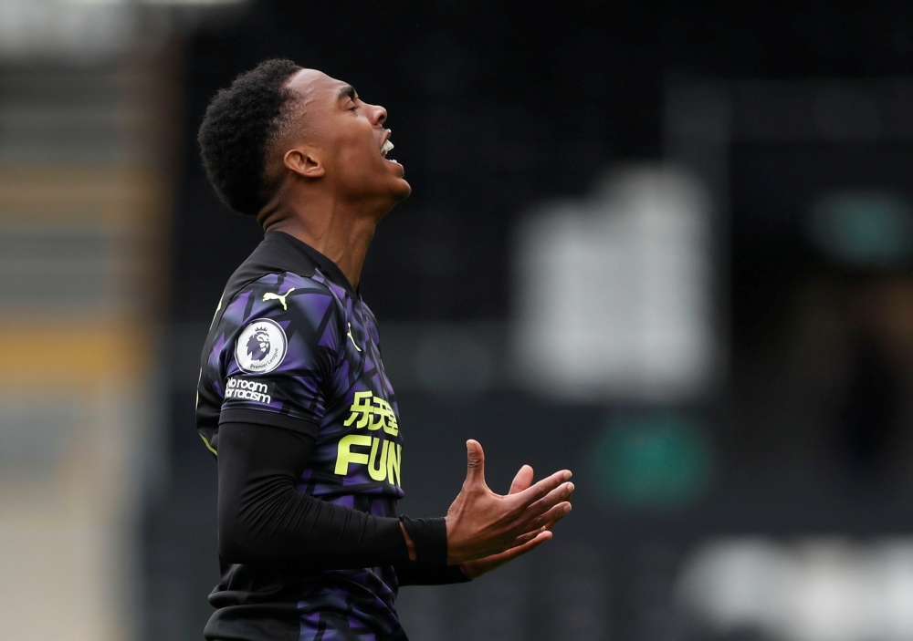 May 23, 2021 Newcastle United's Joe Willock celebrates scoring their first goal Pool via REUTERS/Matthew Childs