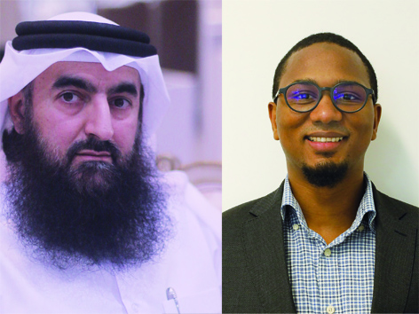 Dr. Khalid Al Khori (left) and Sulaiman T Bah