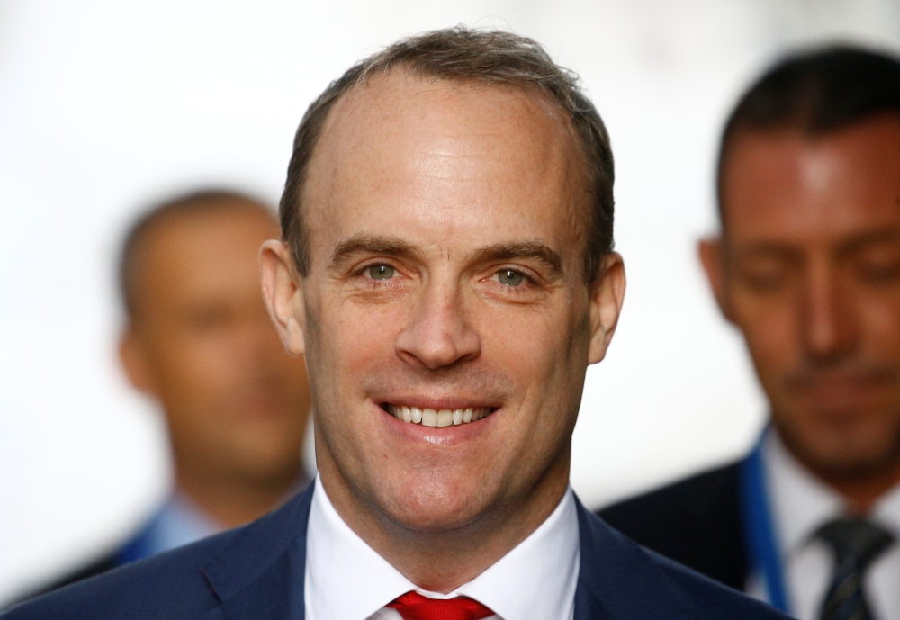 Reuters file photo of Dominic Raab