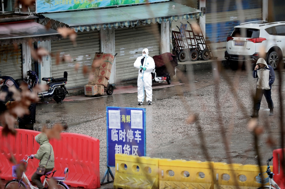 Market at Wuhan. File photo 