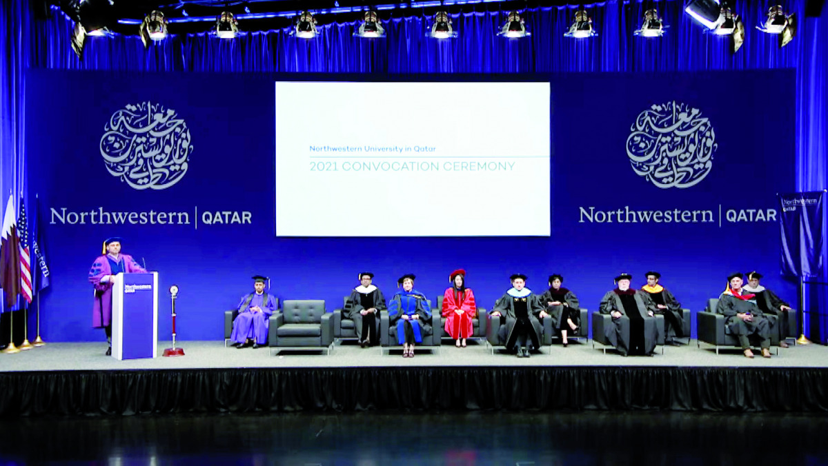 Northwestern Qatar’s 13th incoming class was officially welcomed to school during the annual convocation ceremony.