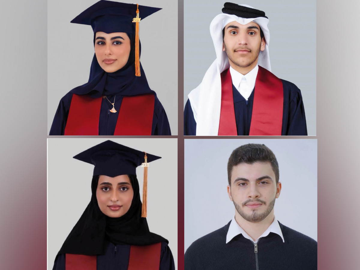 Clockwise from top left: Salma Al Hardan, AbdulAziz Al Nasr, Nizar Radi and Al Ghalya Al Jahni   