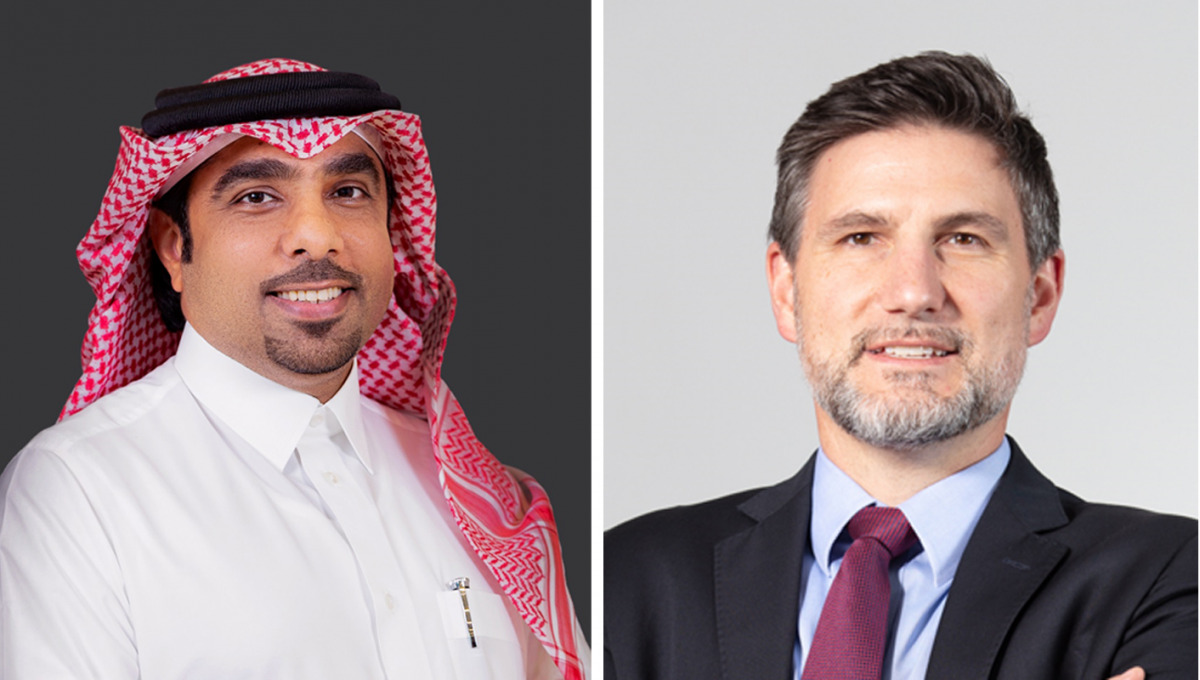 From left: Ghanim Hassan Al Ibrahim and Dominic Genetti