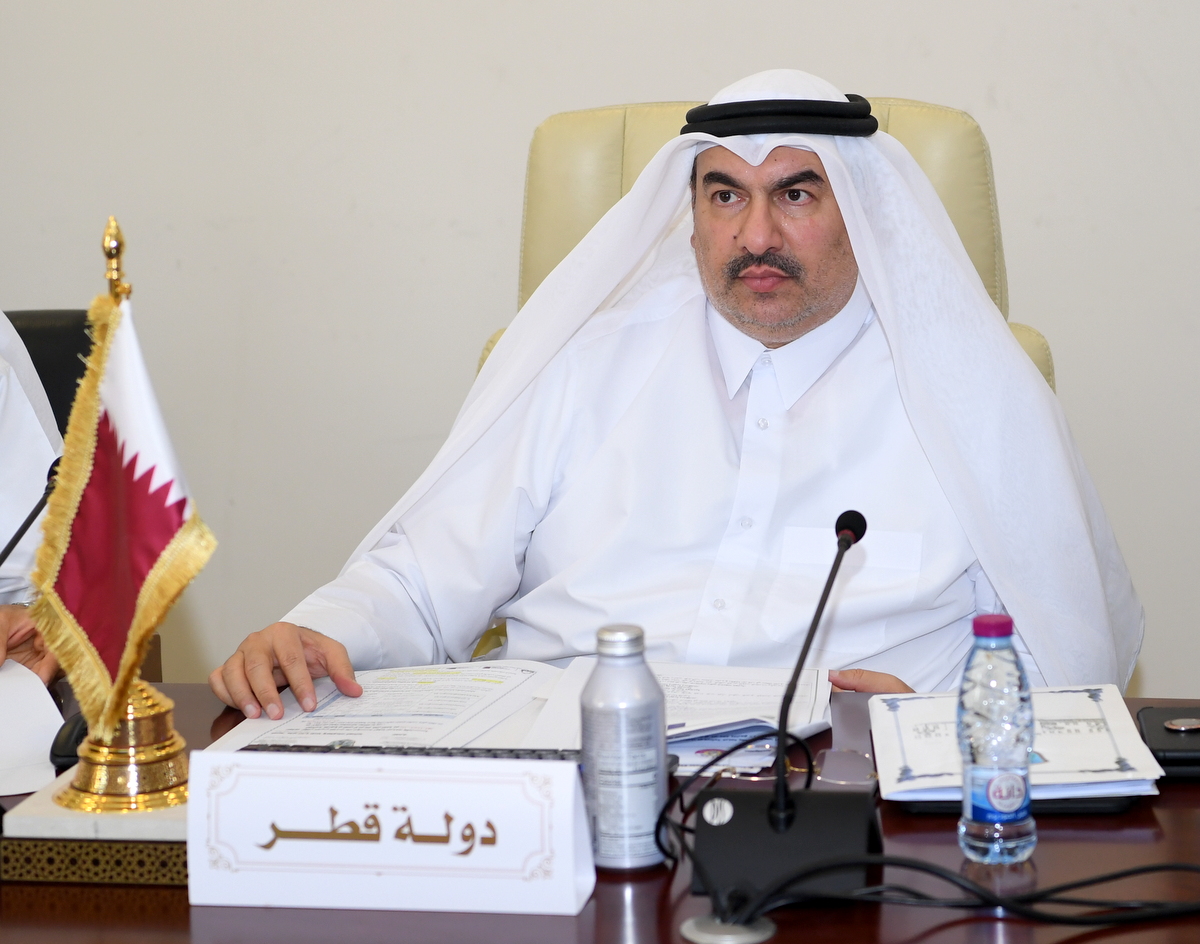 Director of Criminal Evidence and Information Department at the Ministry of Interior, Brigadier Nasser Abdullah Al Mahmoud, participating in the GCC meeting.
