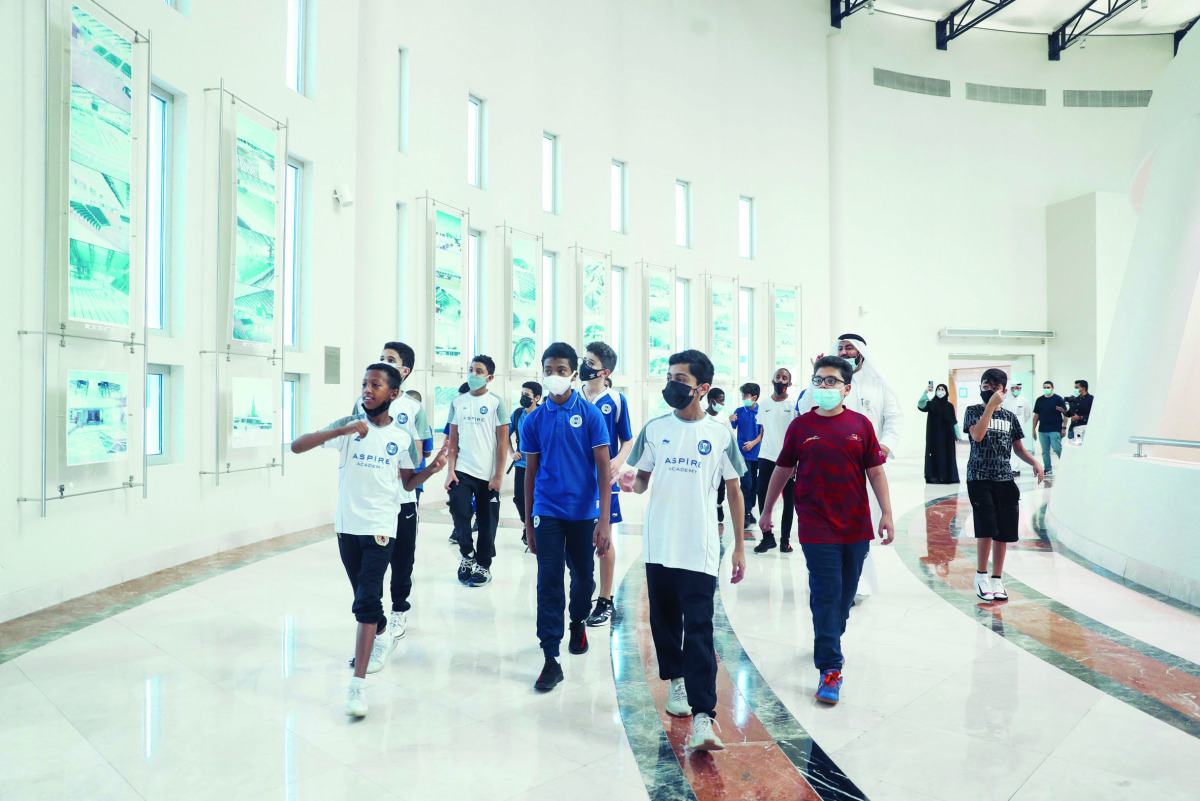 Students at the Aspire Academy.