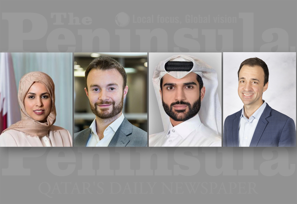 From left: Ambassador H E Sheikha Alya Ahmed Al Thani, Permanent Representative of the State of Qatar to the UN; Hassan Damluji, Deputy Director - Middle East and East Asia, at the Bill and Melinda Gates Foundation; Hassan Ali AlMulla, CEO of Silatech; Dr