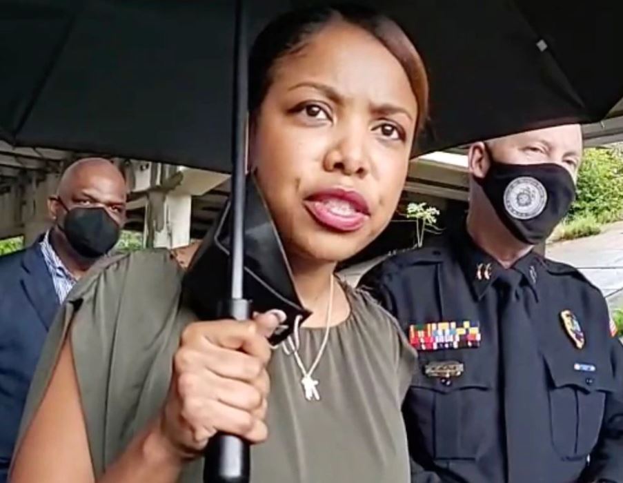 School and police officials provide an update after a shooting at Cummings Elementary School in south Memphis, Tennessee, September 30, 2021. Facebook/Memphis Police Department