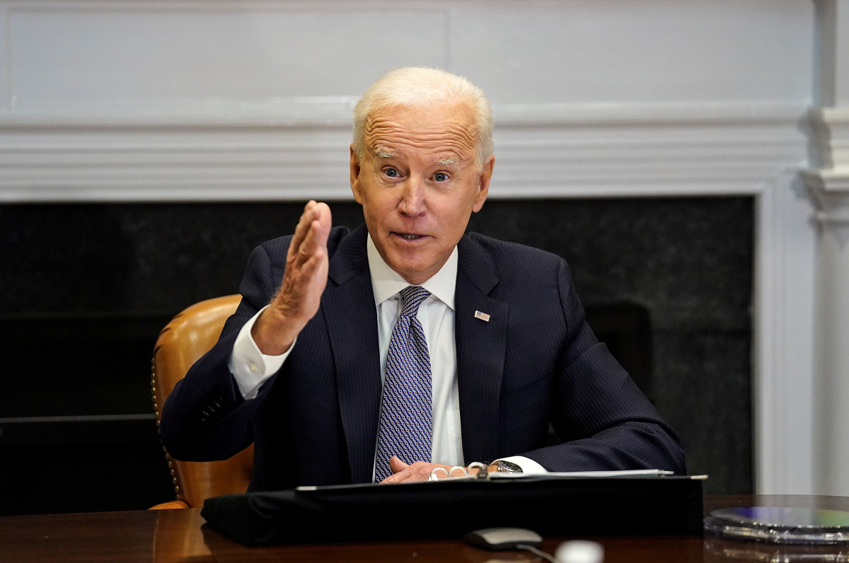 FILE PHOTO: U.S. President Joe Biden. REUTERS/Kevin Lamarque/File Photo
