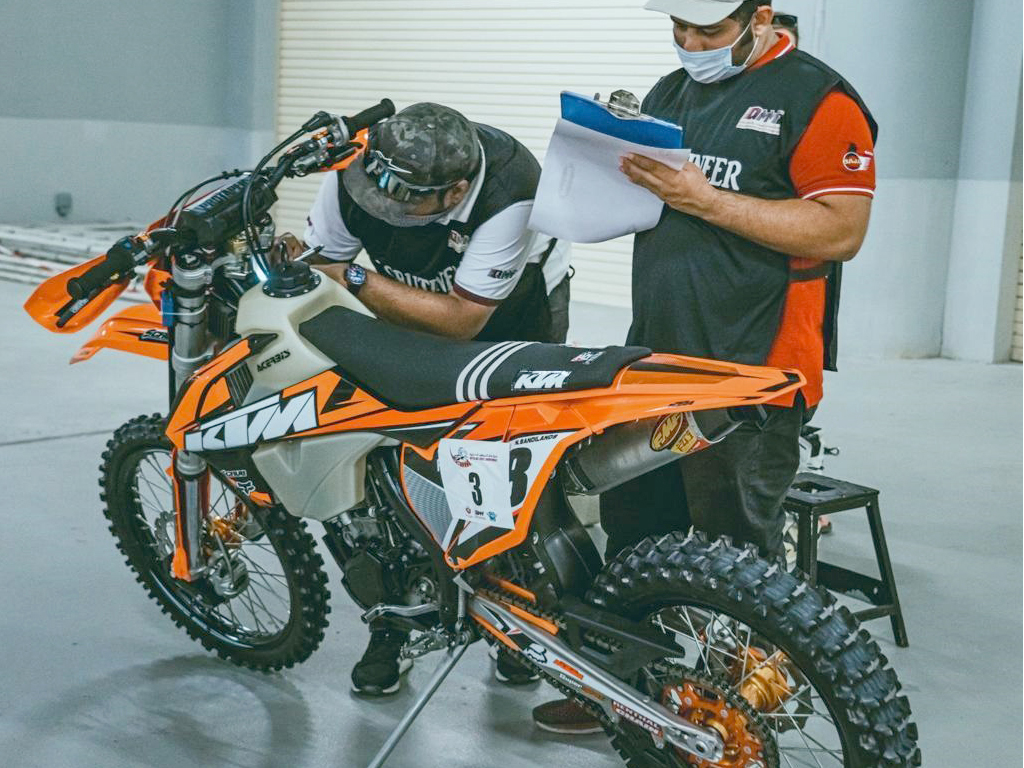 The administrative checks and scrutineering for the vehicles was conducted yesterday. 
