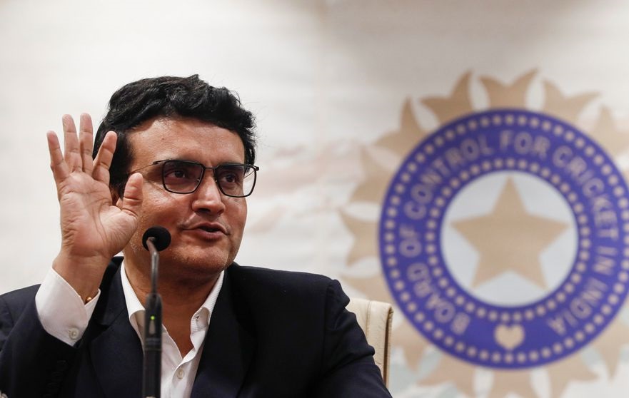 Indian cricket board president Sourav Ganguly