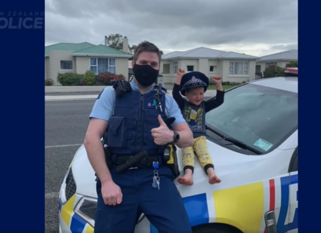 Screenshot of a video shared on Facebook 