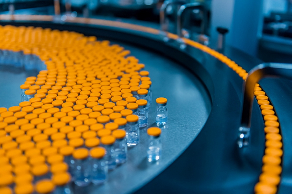 Pfizer/BioNTech's new pediatric COVID-19 vaccine vials are seen in this undated handout photo. Pfizer/Handout via Reuters