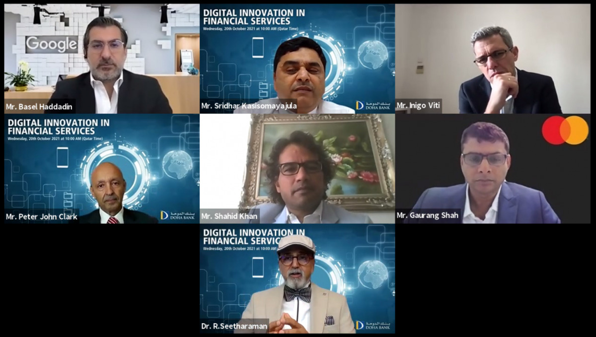 Dr. R Seetharaman and other experts during a virtual event.