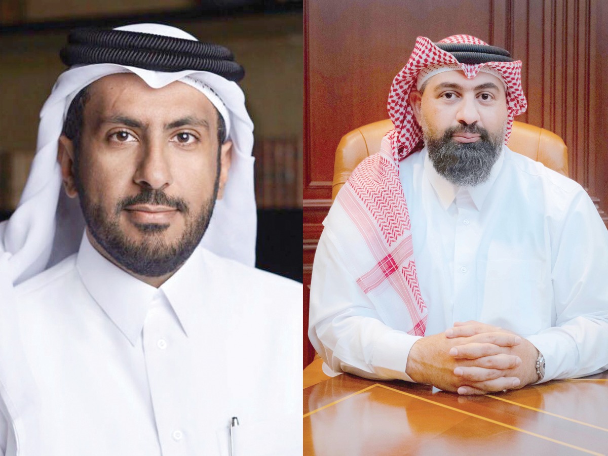Sheikh Faisal bin Thani Al Thani QFB Chairman (left) and Abdulrahman Totonji QFB CEO